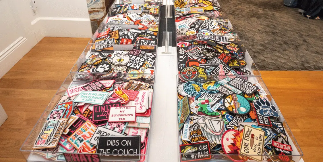 Hat Bar Party patches